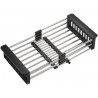 Mexen escurridor de cocina telescópico con ancho ajustable, negro - 660730-70
