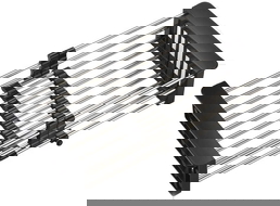 Mexen τηλεσκοπική στραγγιστή κουζίνας με ρυθμιζόμενο πλάτος, μαύρη -