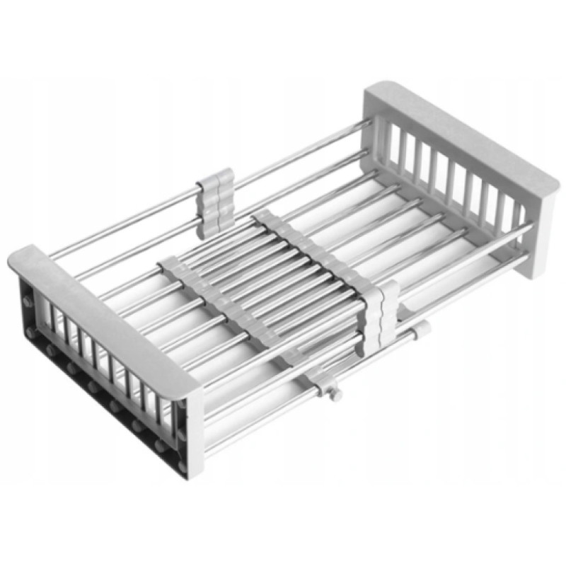 Mexen escurridor de cocina telescópico con ancho regulable, gris - 660730-71