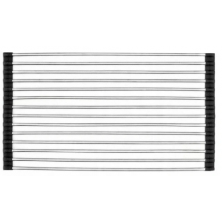 Mexen roll-up kitchen drainer for dishes, black - 660949-70