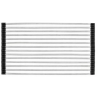 Mexen roll-up kitchen drainer for dishes, black - 660949-70