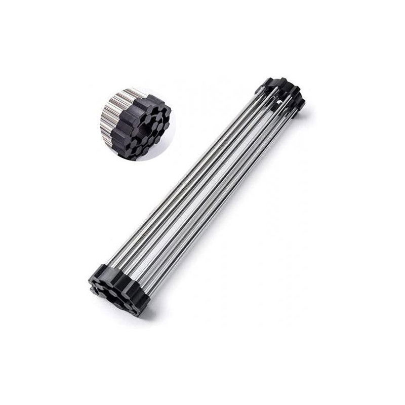 Mexen escurridor de cocina enrollable, negro - 660949-70