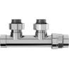 Mexen radiatorklep haaks, Duplex, DN50, chroom - W907-000-01