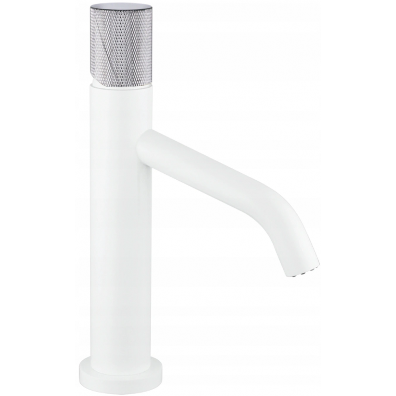 Mexen Rumba One grifo de lavabo, blanco/cromo - 73501-22