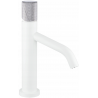 Mexen Rumba One  wastafelkraan, wit/chroom - 73501-22