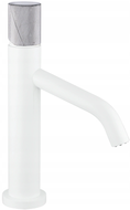 Mexen Rumba One robinet de lavabo, blanc/chrome - 73501-22