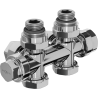 Mexen Heizkörperventil, Eck-/Durchgangsform, Duplex, DN50, Chrom - W908-000-01