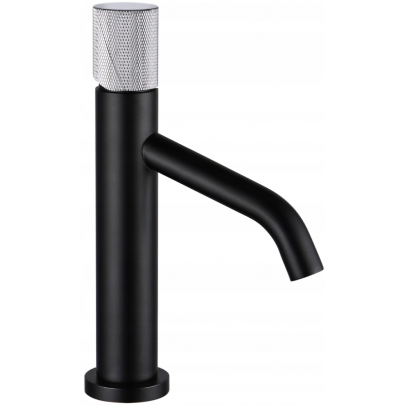 Mexen Rumba One Waschbeckenarmatur, schwarz/chrom - 73501-77