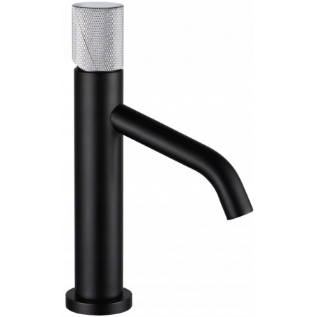 Mexen Rumba One Waschbeckenarmatur, schwarz/chrom - 73501-77