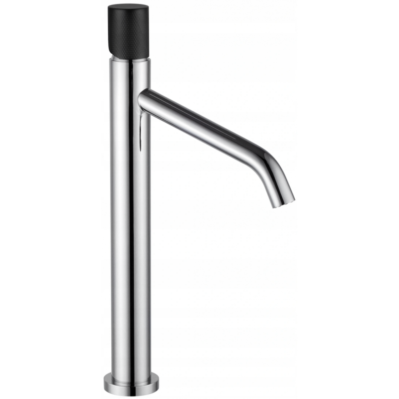 Mexen Rumba One  robinet de lavabo haut, chrome/noir - 73511-07