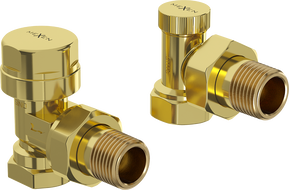 Mexen hoekradiatorkranen, goud - W901-000-50