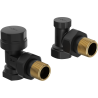 Mexen Uni-Term radiaatori nurgaklapid, mustad - W901-000-70
