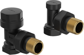 Mexen Heizungsventile, Eckventile, schwarz - W901-000-70