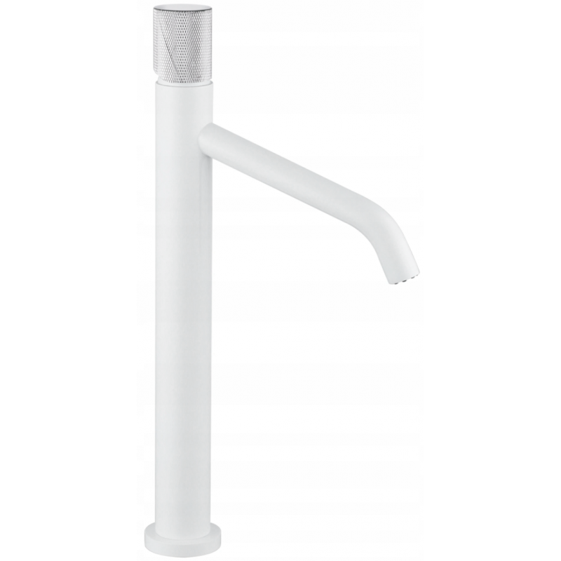 Mexen Rumba One  torneira alta para lavatório, branco/cromado - 73511-22