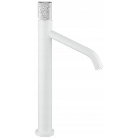 Mexen Rumba One grifo de lavabo alto, blanco/cromo - 73511-22