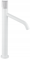 Mexen Rumba One robinet de lavabo haut, blanc/chrome - 73511-22
