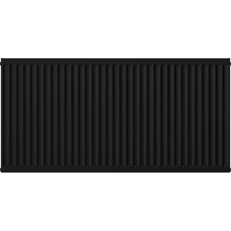 Mexen C22 platte radiator 500 x 400 mm, zij aansluiting, 570 W, zwart - W422-050-040-70