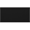 Mexen C22 platte radiator 500 x 400 mm, zij aansluiting, 570 W, zwart - W422-050-040-70