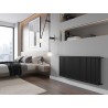 Mexen C22 platte radiator 500 x 400 mm, zij aansluiting, 570 W, zwart - W422-050-040-70