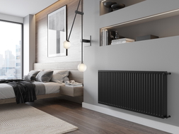 Mexen C22 platte radiator 500 x 400 mm, zij aansluiting, 570 W, zwart - W422-050-040-70