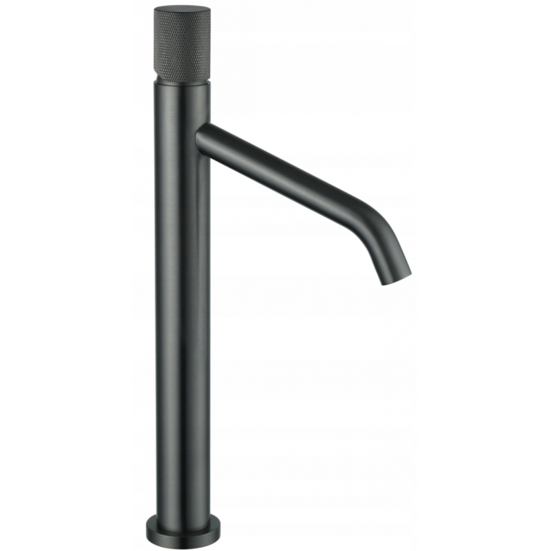 Mexen Rumba One  grifo alto para lavabo, grafito - 73511-66