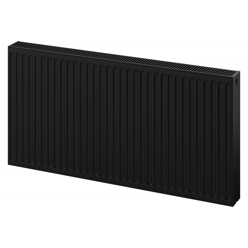 Mexen C22 Plattenheizkörper 600 x 1200 mm, seitlicher Anschluss, 1983 W, schwarz - W422-060-120-70