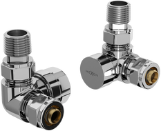 Mexen axiale Heizkörperventile, Chrom - W903-000-01