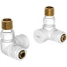 Mexen Heizkörperventile axial, weiß - W903-000-20