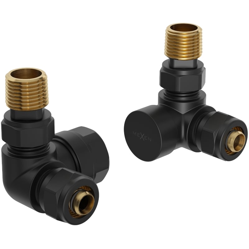 Mexen Uni-Term radiaatori ventiilid, mustad - W903-000-70