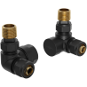 Mexen Uni-Term radiaatori ventiilid, mustad - W903-000-70