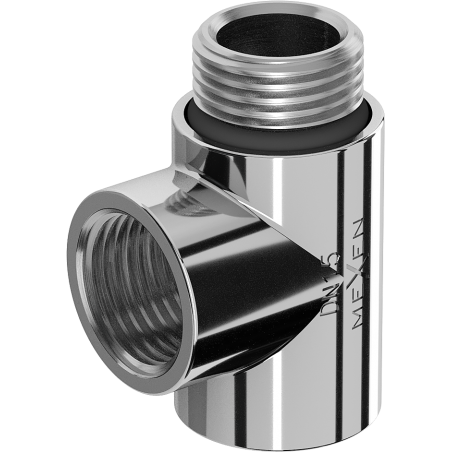 Mexen Uni-Term raccordo a T per resistenza elettrica, cromato - W906-000-01