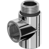 Mexen Uni-Term raccordo a T per resistenza elettrica, cromato - W906-000-01