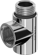 Mexen Uni-Term raccordo a T per resistenza elettrica, cromato - W906-000-01