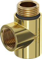 Mexen Uni-Term tê para resistência elétrica, dourado - W906-000-50