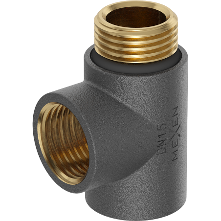 Mexen Uni-Term T-connector for electric heater, anthracite - W906-000-66