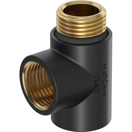 Mexen Uni-Term electric heater T-connector, black - W906-000-70
