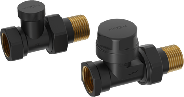 Mexen Uni-Term valvole per radiatori diritte, nero - W902-000-70