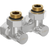 Mexen Uni-Term kahe toruga radiaatoriklapp DN50, nurkne 1/2"x16 mm, nikkel - W911-016-01