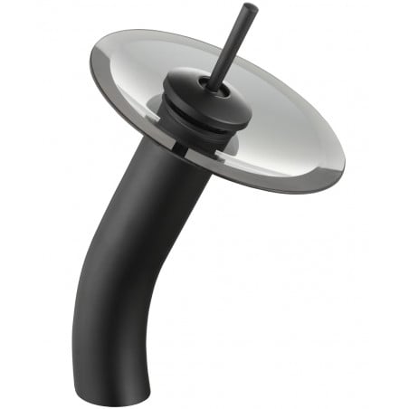 Mexen Niagara high basin mixer tap, black - 745610-77