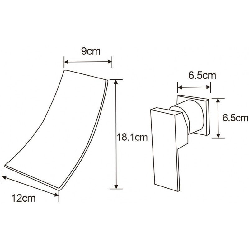 Mexen Celia Unterputz-Waschtischarmatur, gold - 747415-50