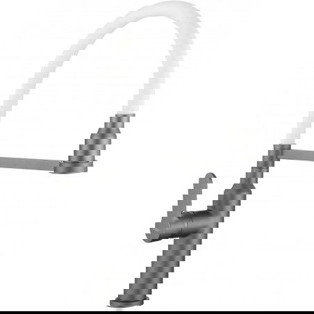 Mexen Edna robinet de cuisine, gris/blanc - 672900-62
