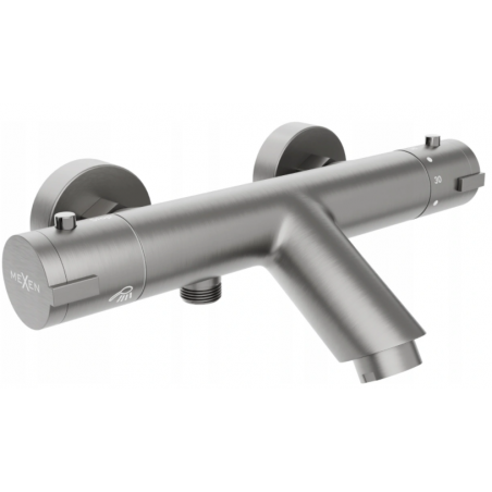 Mexen Kai thermostatische badkraan, grafiet - 77300-66