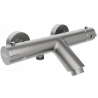 Mexen Kai termostatisk badkarsblandare, borstad gun gray - 77300-66