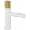 Mexen Elba One robinet de lavabo, blanc/doré - 74101-25