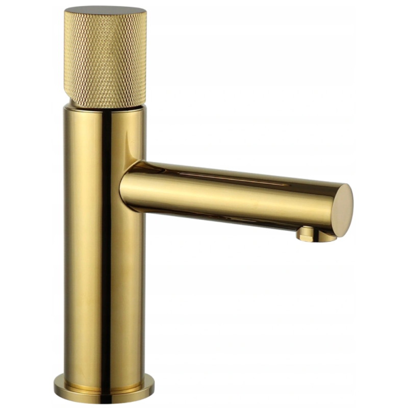 Mexen Elba One washbasin faucet, gold - 74101-50