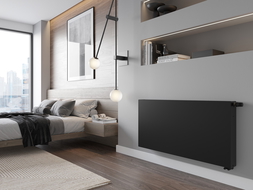 Mexen Flat CVF22 radiateur à panneau 400 x 400 mm, connexion inférieure, 455 W, noir - W622F-040-040-70