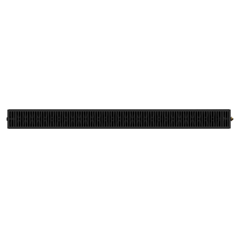 Mexen CVF22 Plat stalen radiator 400 x 1100 mm, onderste aansluiting, 1252 W, zwart - W622F-040-110-70