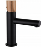 Mexen Elba One grifo de lavabo, negro/oro rosa - 74101-76