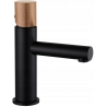 Mexen Elba One grifo de lavabo, negro/oro rosado - 74101-76