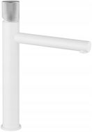 Mexen Elba One rubinetto alto per lavabo, bianco/cromo - 74111-22